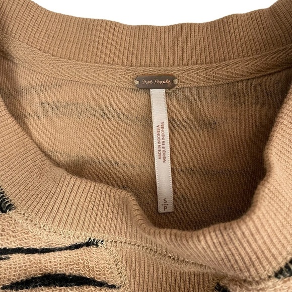 Free People Zaza Zebra Animal Print Cropped Sweater - Picture 11 of 15